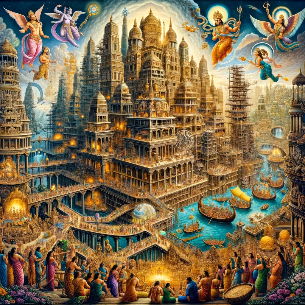 How the City of Vishala Was Built